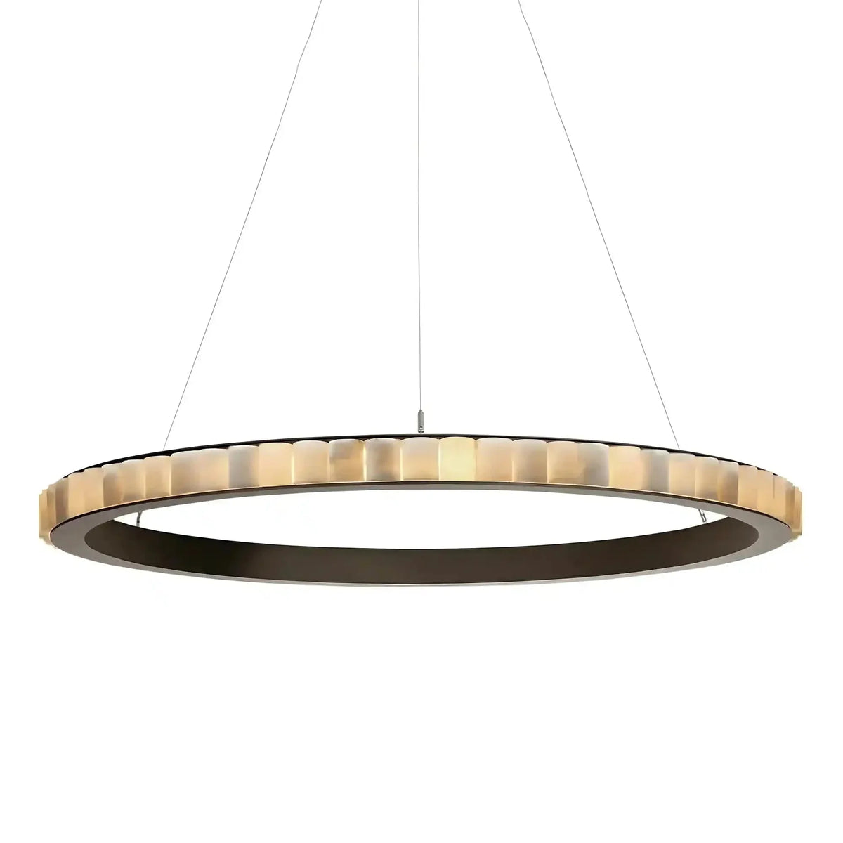 Avalon Alabaster Round Chandelier - Brig Lighting