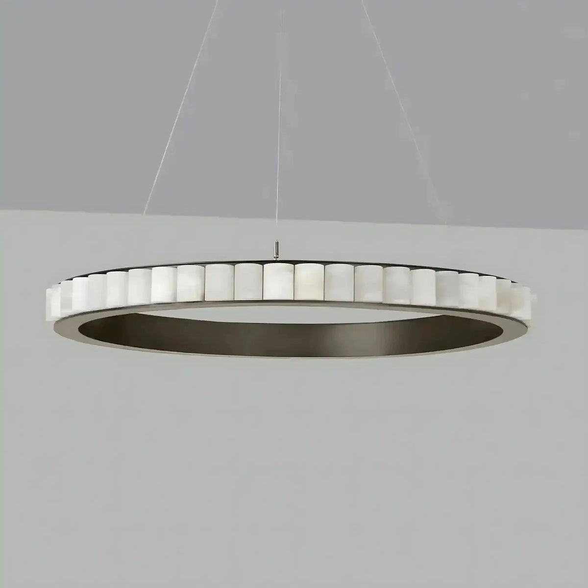 Avalon Alabaster Round Chandelier - Brig Lighting