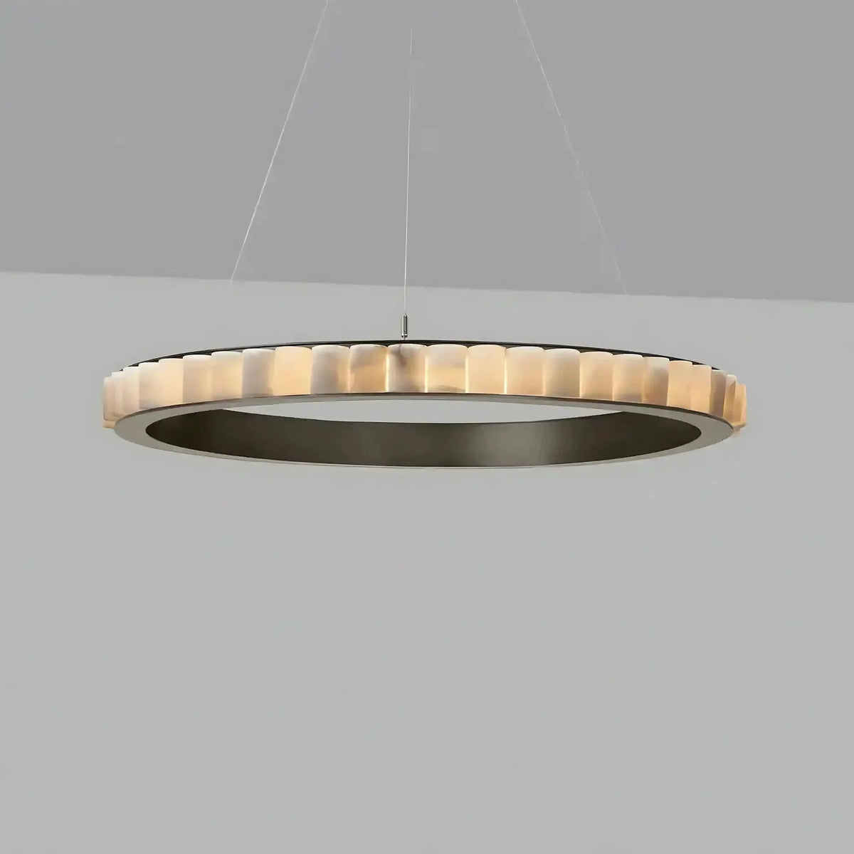 Avalon Alabaster Round Chandelier - Brig Lighting