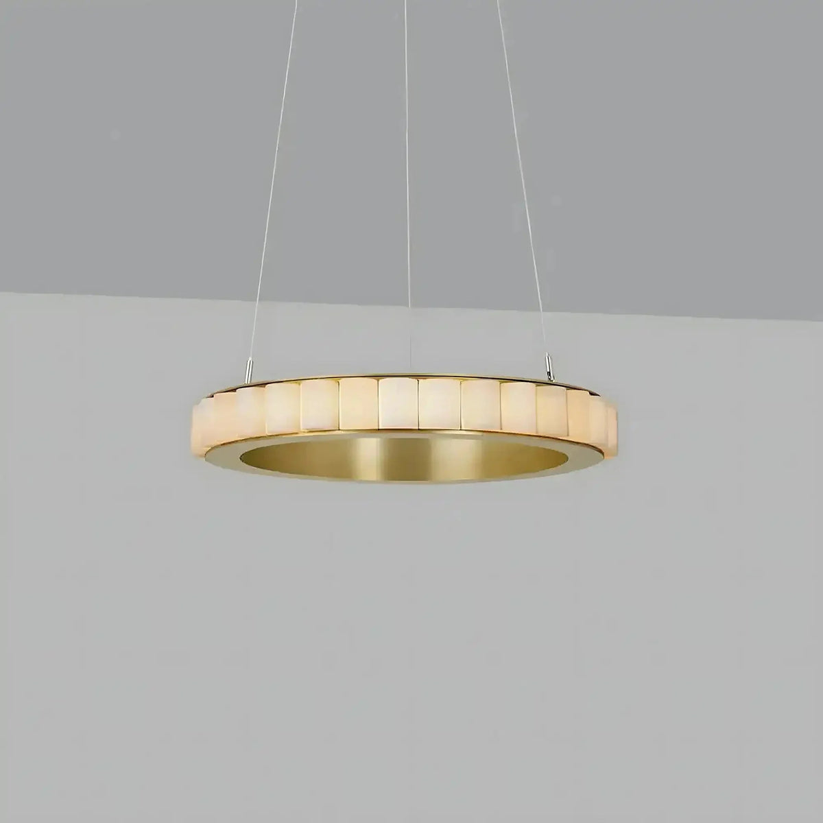 Avalon Alabaster Round Chandelier - Brig Lighting