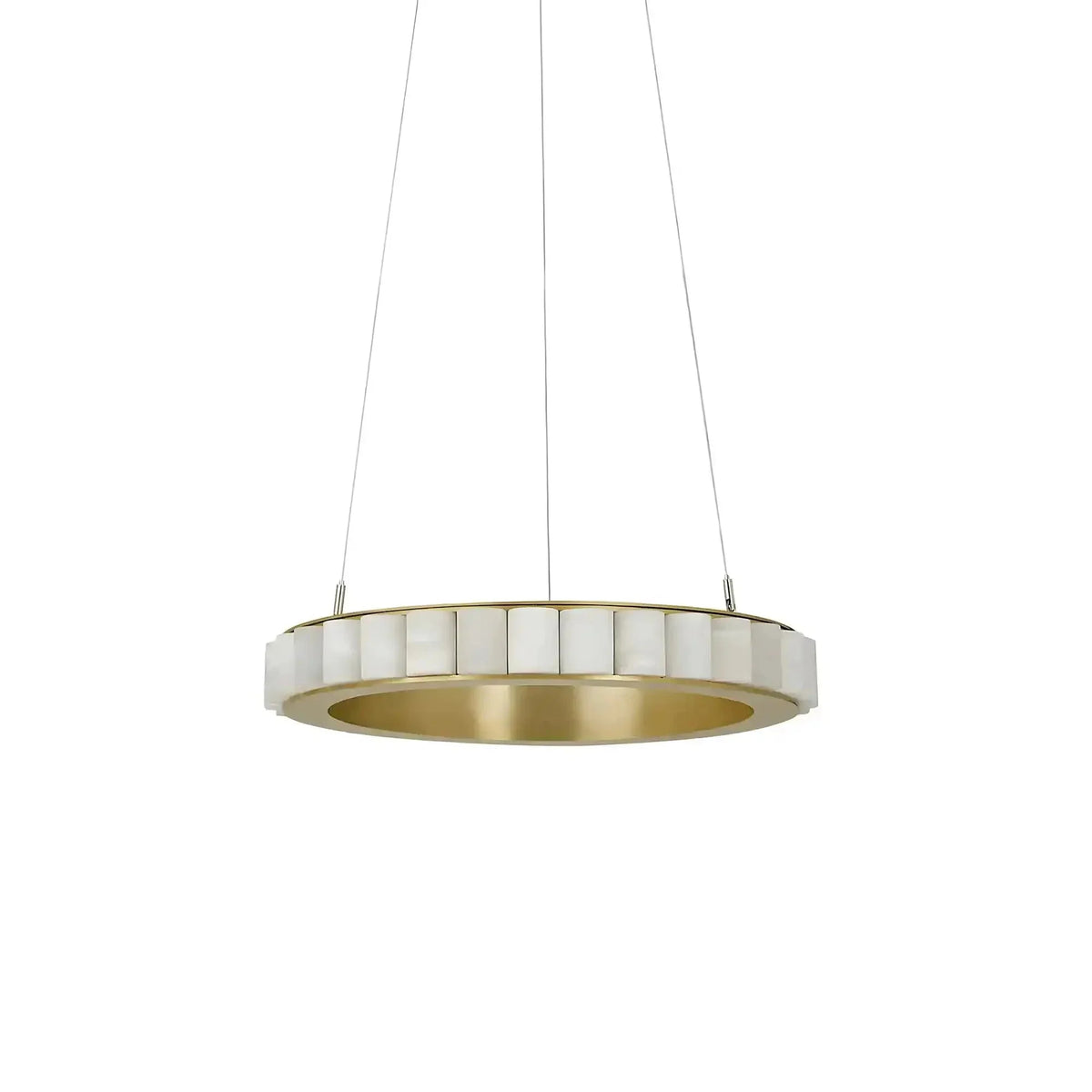 Avalon Alabaster Round Chandelier - Brig Lighting
