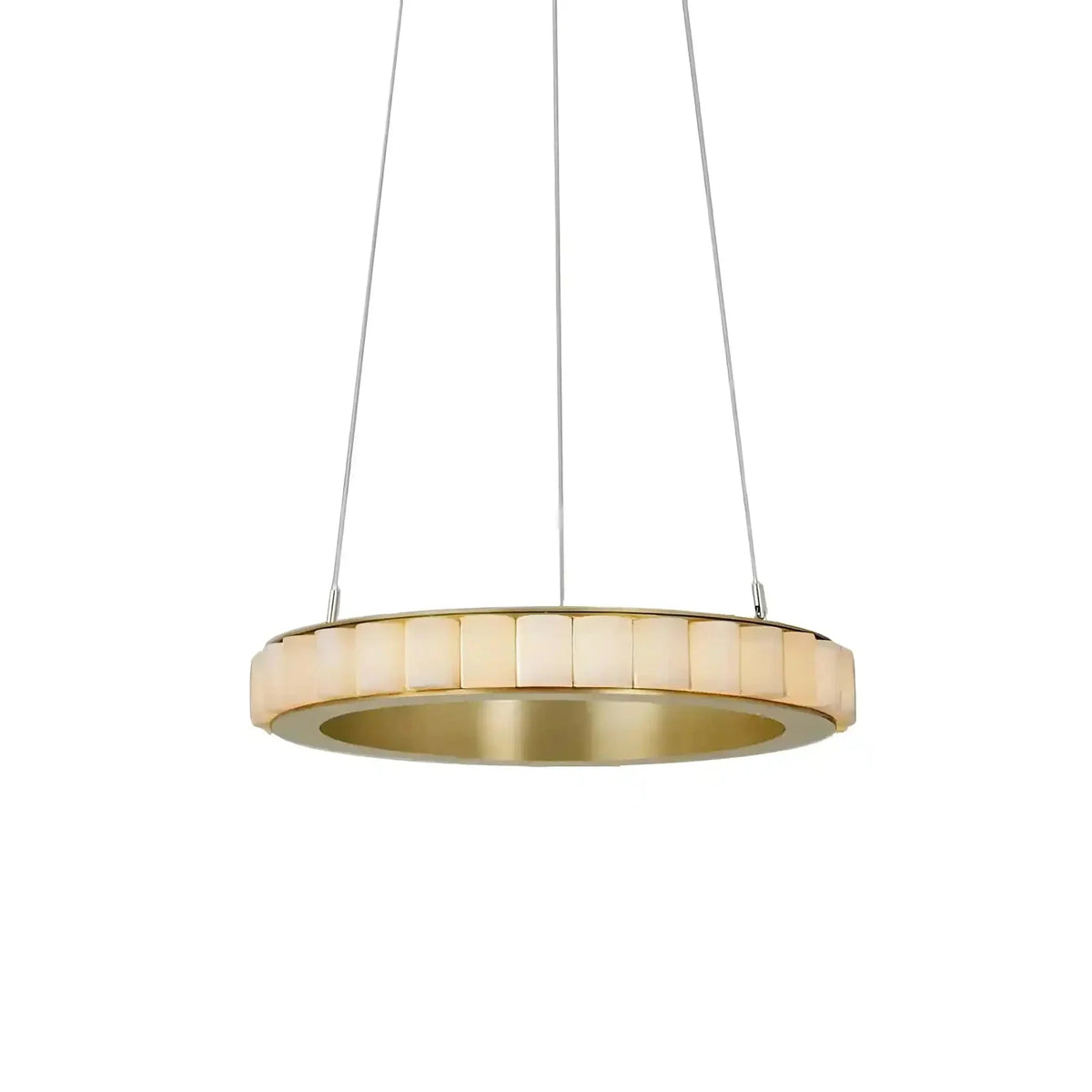 Avalon Alabaster Round Chandelier - Brig Lighting