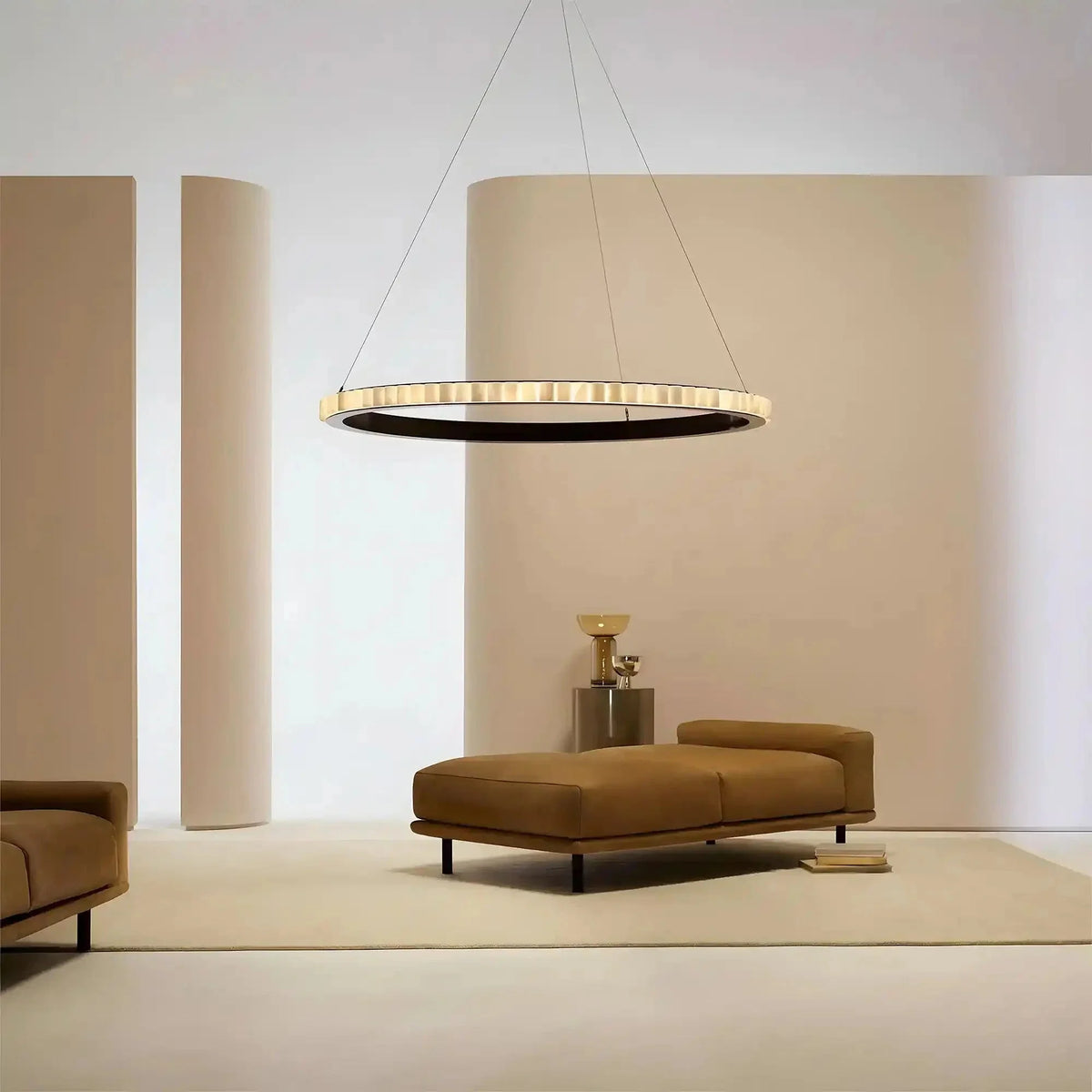 Avalon Alabaster Round Chandelier - Brig Lighting