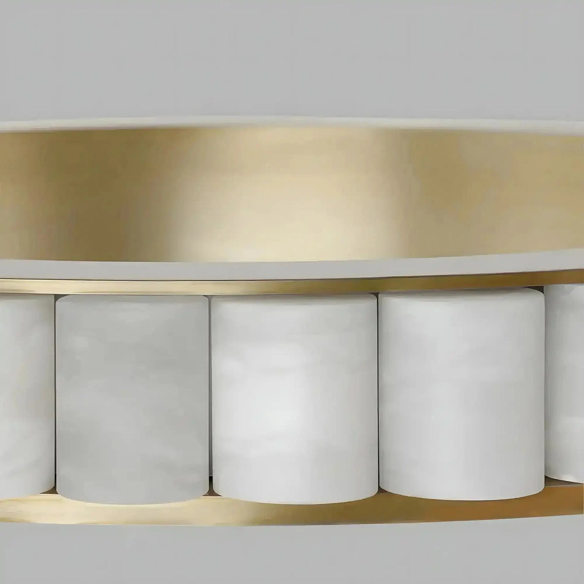 Avalon Alabaster Round Chandelier - Brig Lighting