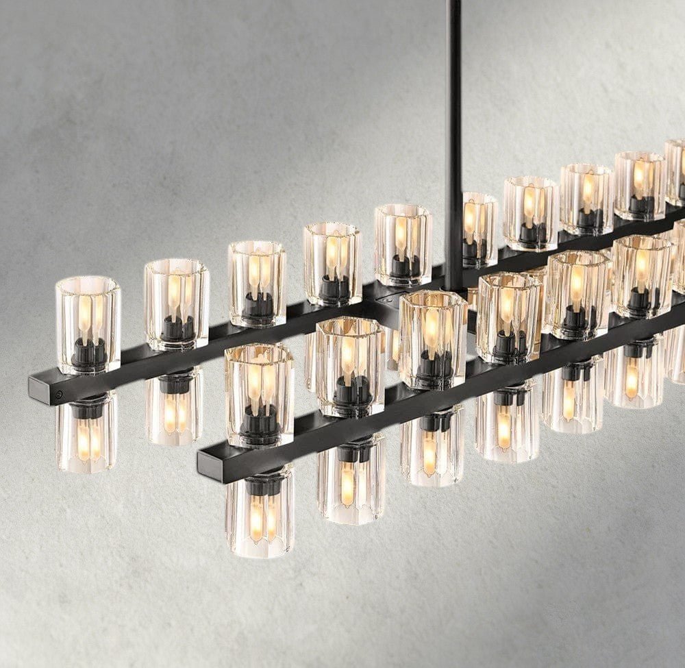 Avecho LED Rectangular Chandelier 54", 72" - briglamps