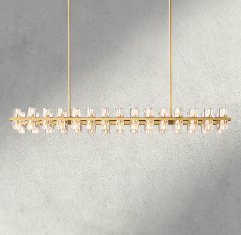 Avecho LED Rectangular Chandelier 54", 72" - briglamps