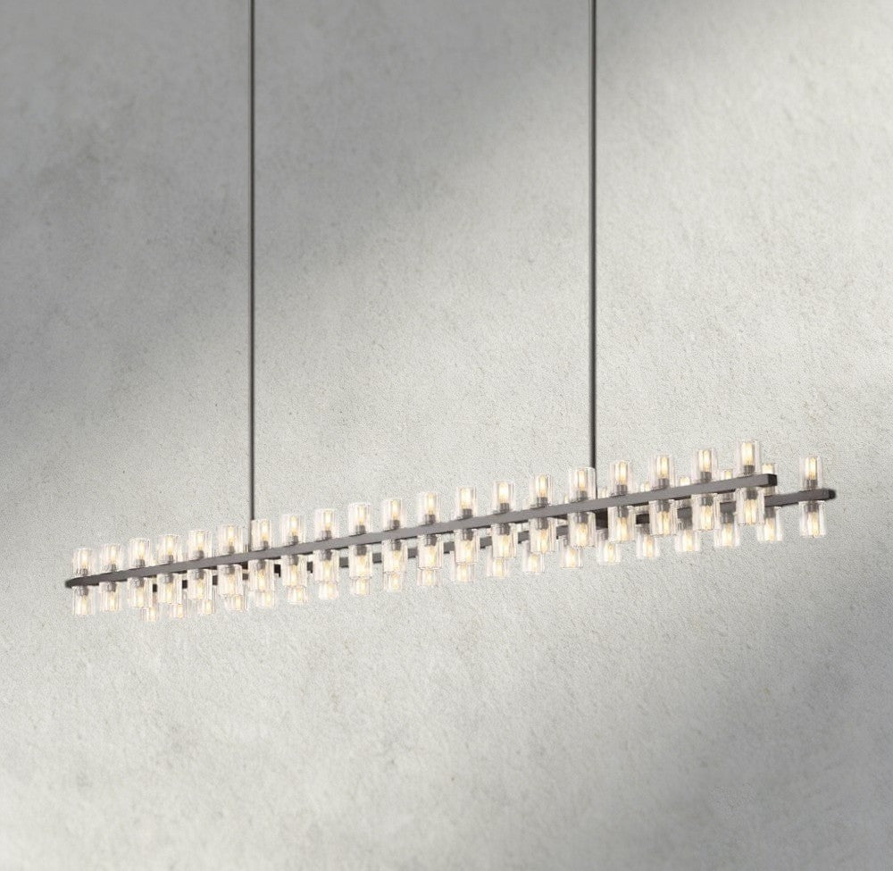 Avecho LED Rectangular Chandelier 54", 72" - briglamps