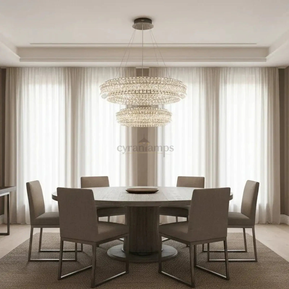Bacci Crystal Chandelier - briglamps