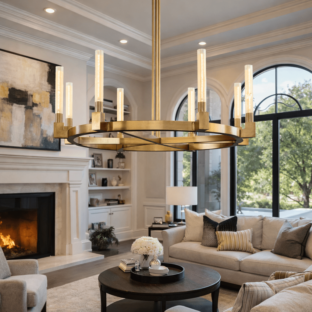 Bannele Round Chandelier - briglamps