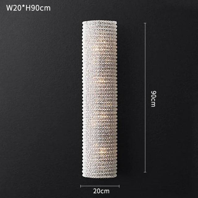 Bergamo Crystal Wall Sconce - briglamps