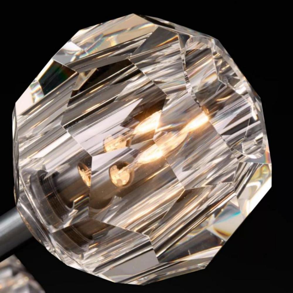 Beula De Clear Cristal Glass Rod Pendant - briglamps