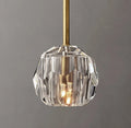 Beula De Clear Cristal Glass Rod Pendant - briglamps