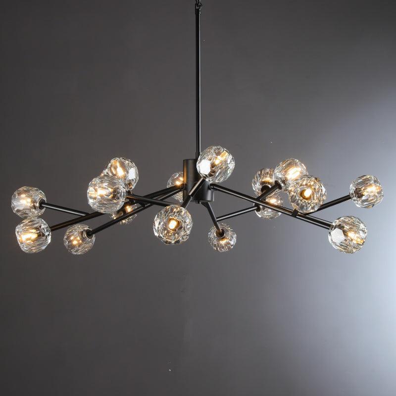 Beula De Cristal Round Chandelier 24", 36", 48", 60", 72" - briglamps