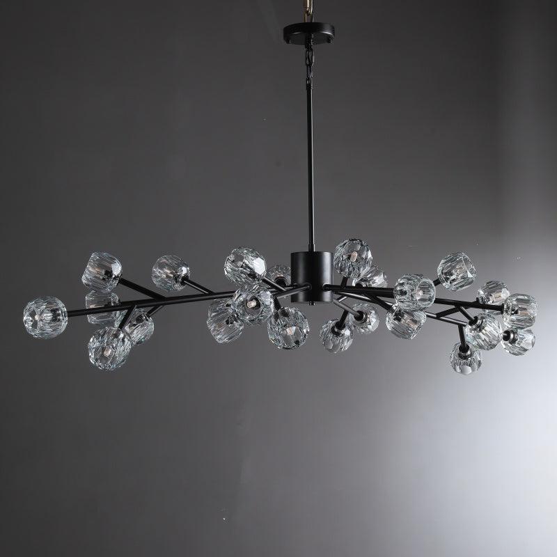 Beula De Cristal Round Chandelier 24", 36", 48", 60", 72" - briglamps