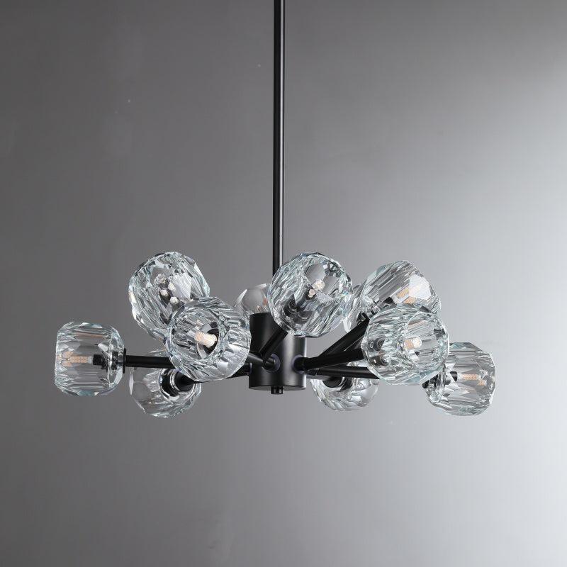 Beula De Cristal Round Chandelier 24", 36", 48", 60", 72" - briglamps