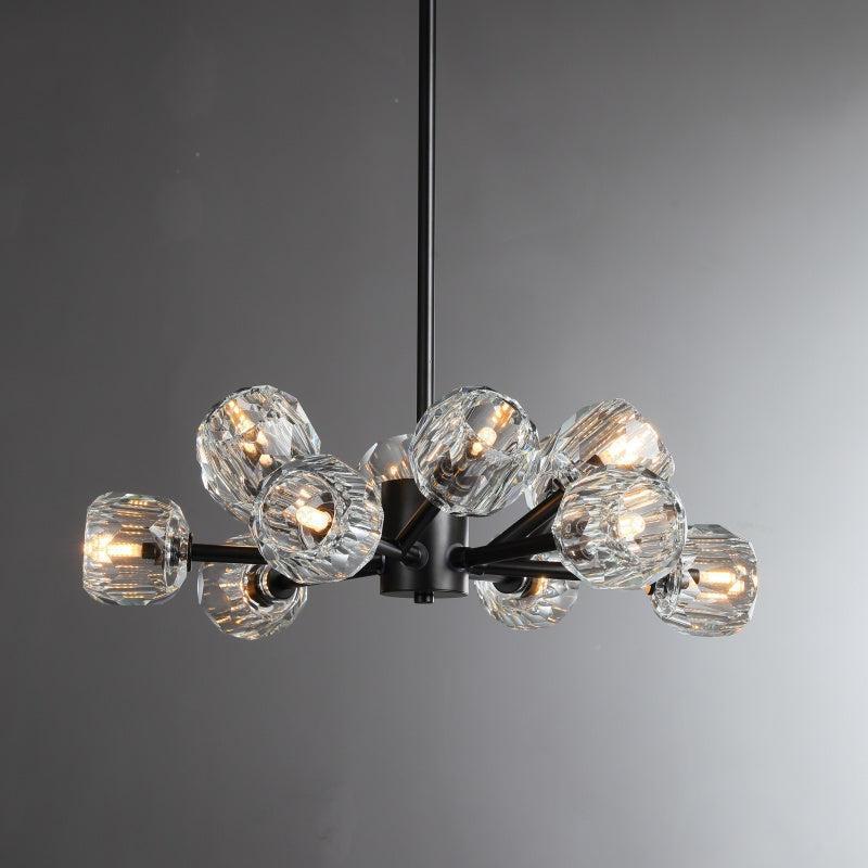 Beula De Cristal Round Chandelier 24", 36", 48", 60", 72" - briglamps