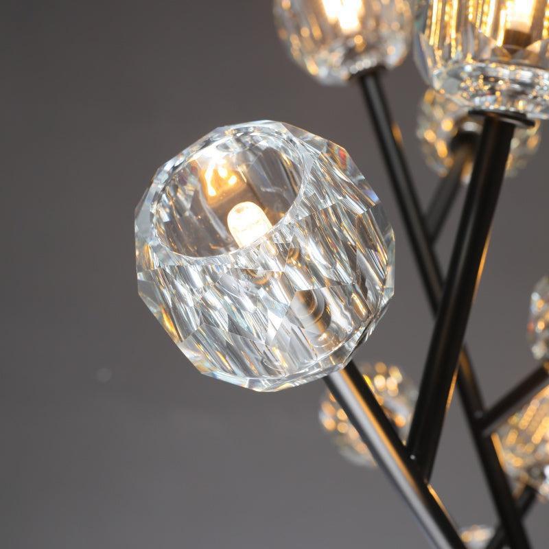 Beula De Cristal Round Chandelier 24", 36", 48", 60", 72" - briglamps