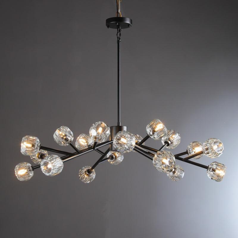 Beula De Cristal Round Chandelier 24", 36", 48", 60", 72" - briglamps