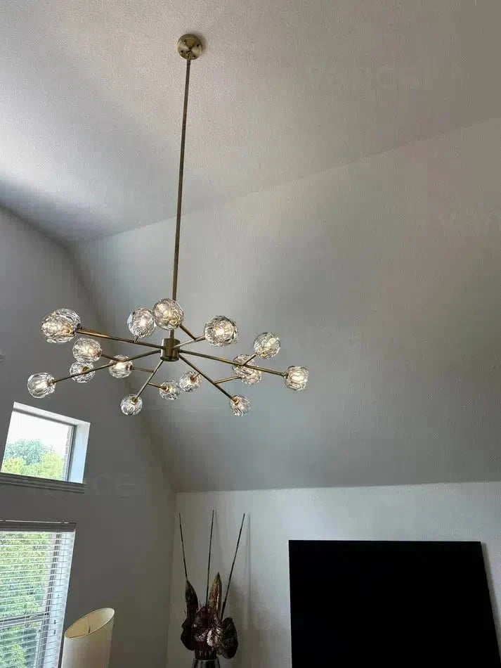 Beula De Cristal Round Chandelier 24", 36", 48", 60", 72" - briglamps