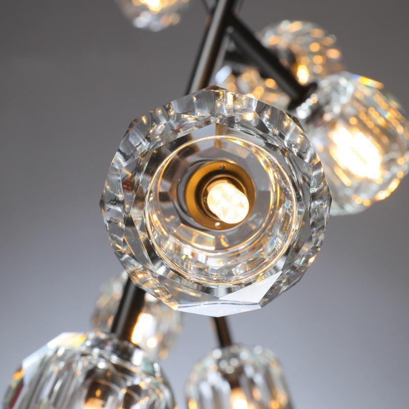 Beula De Cristal Round Chandelier 24", 36", 48", 60", 72" - briglamps