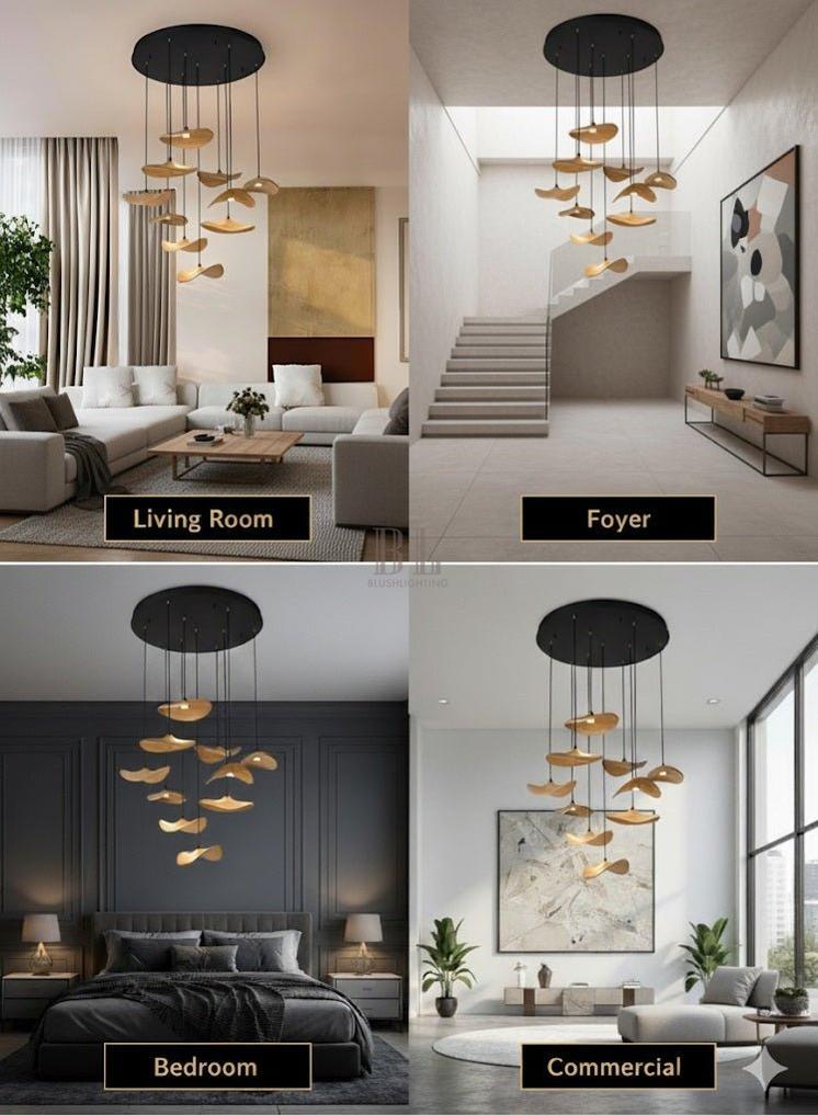 Bidi Multi Light Pendant Chandelier - Brig Lighting