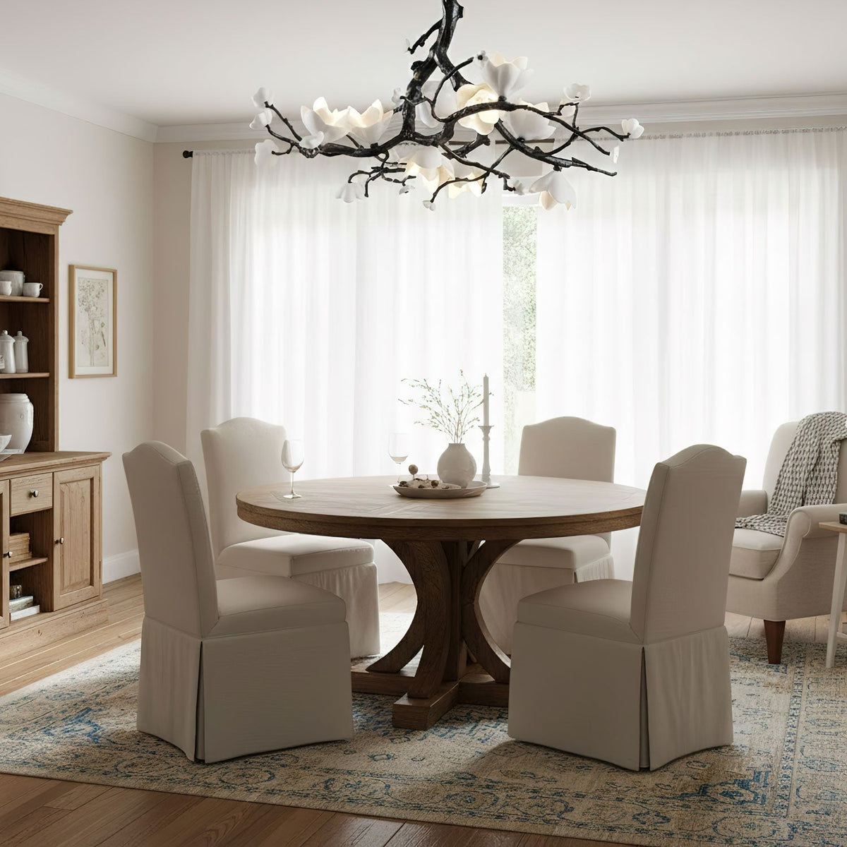 Black Branch Copper Tree Chandelier - Brig Lighting