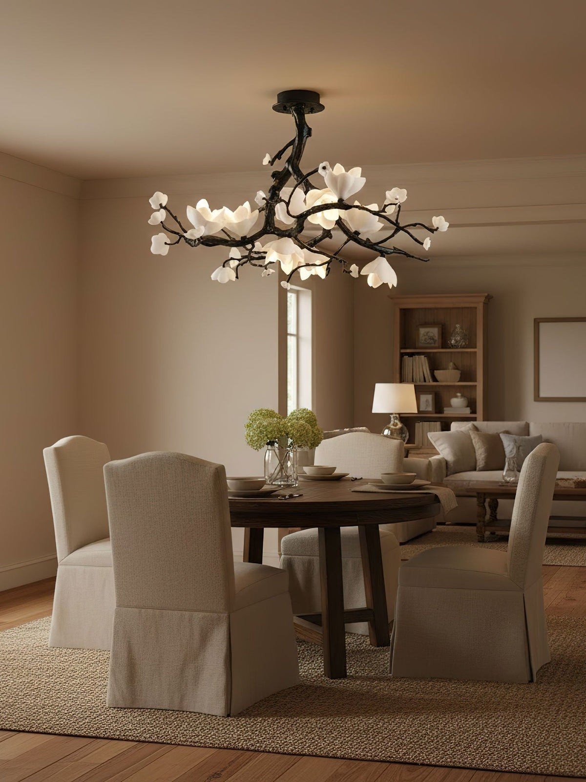 Black Branch Copper Tree Chandelier - Brig Lighting