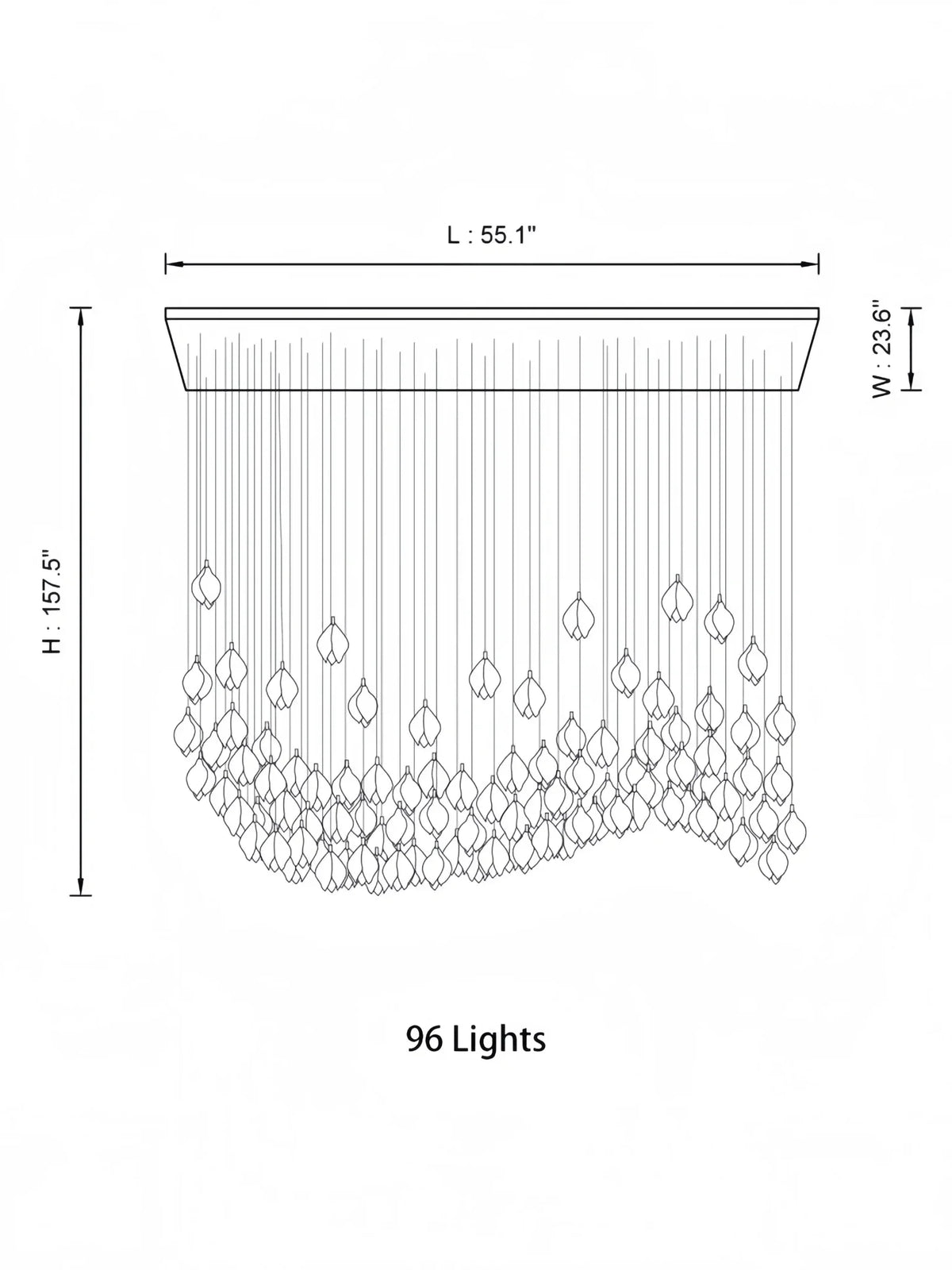 Bloom Chandelier - Brig Lighting