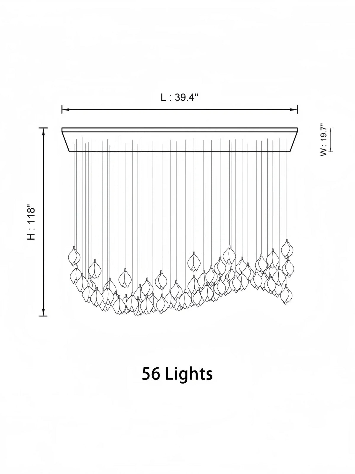 Bloom Chandelier - Brig Lighting
