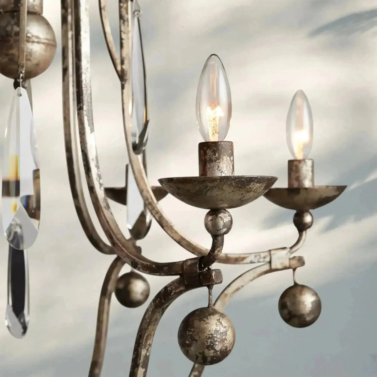 Bonitai Chandelier- Silver - Brig Lighting