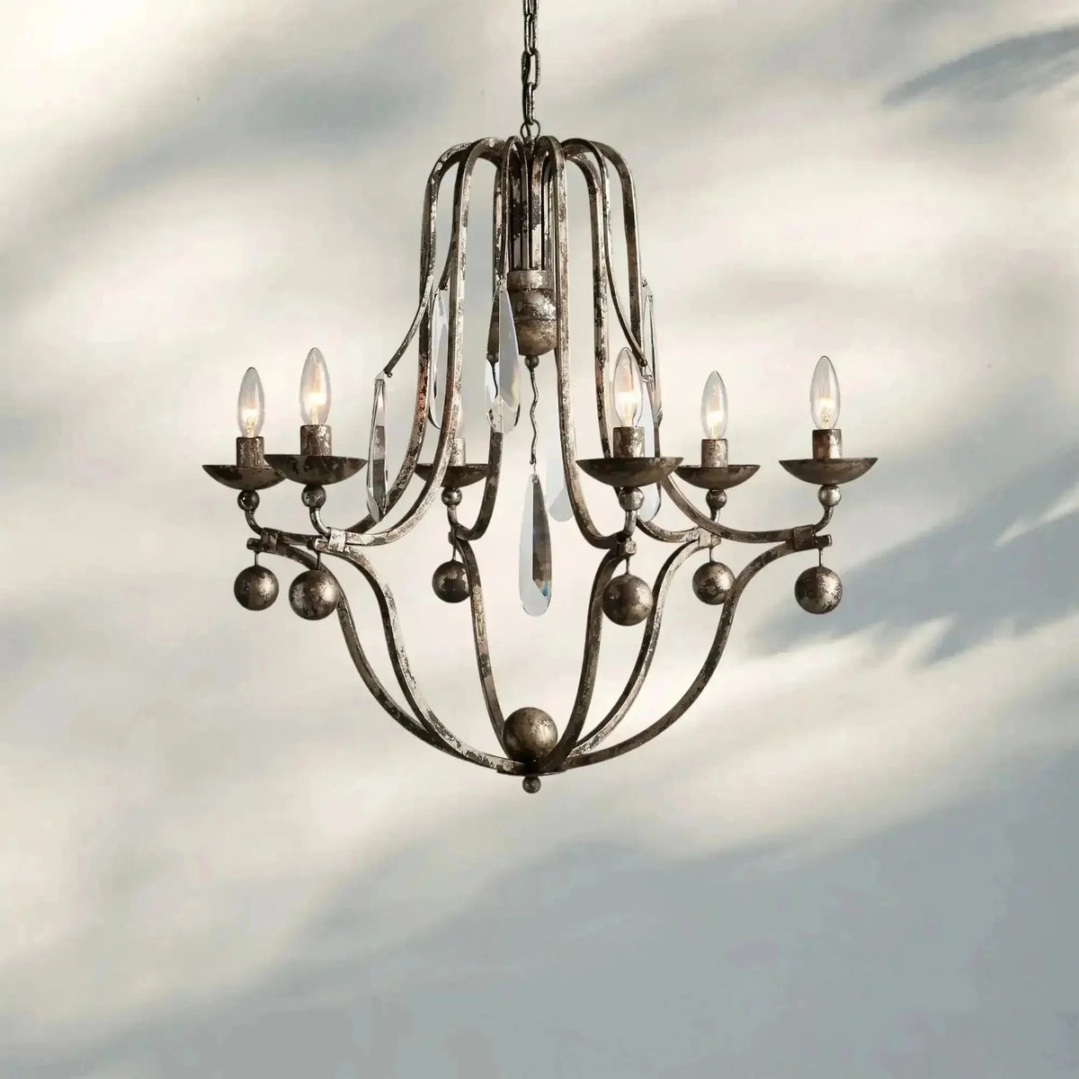 Bonitai Chandelier- Silver - Brig Lighting