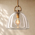 Botanical Dome Pendant - 7’’ D / Brass