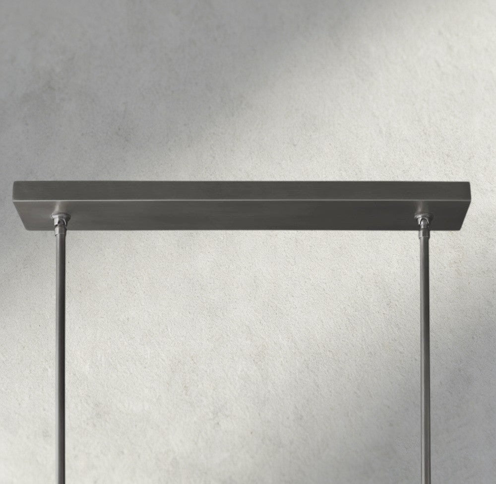 Boule De Cristal Double Linear Chandelier 60"-Briglamps