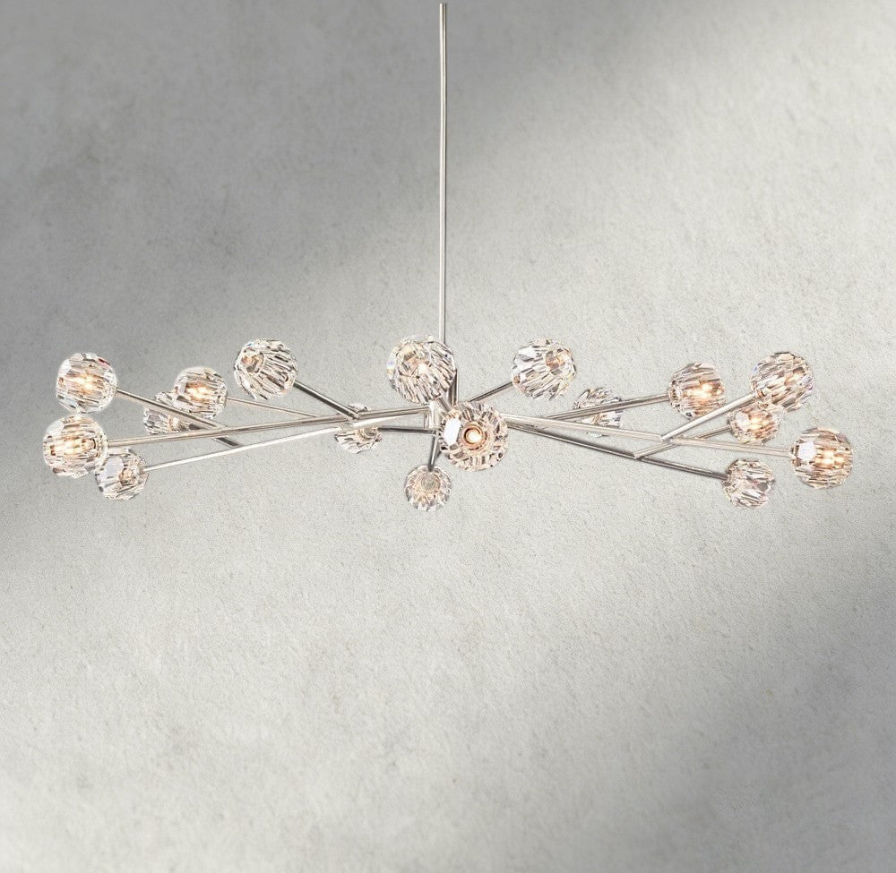 Boule De Cristal Round Chandelier 24", 36", 48", 60", 72"-Briglamps