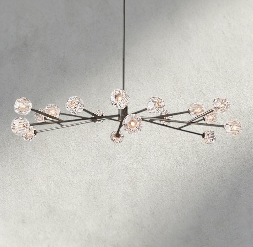 Boule De Cristal Round Chandelier 24", 36", 48", 60", 72"-Briglamps