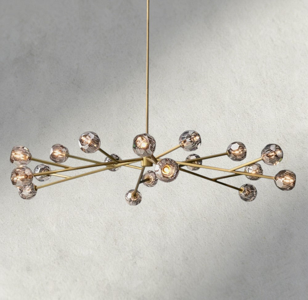 Boule De Cristal Round Chandelier 24", 36", 48", 60", 72"-Briglamps