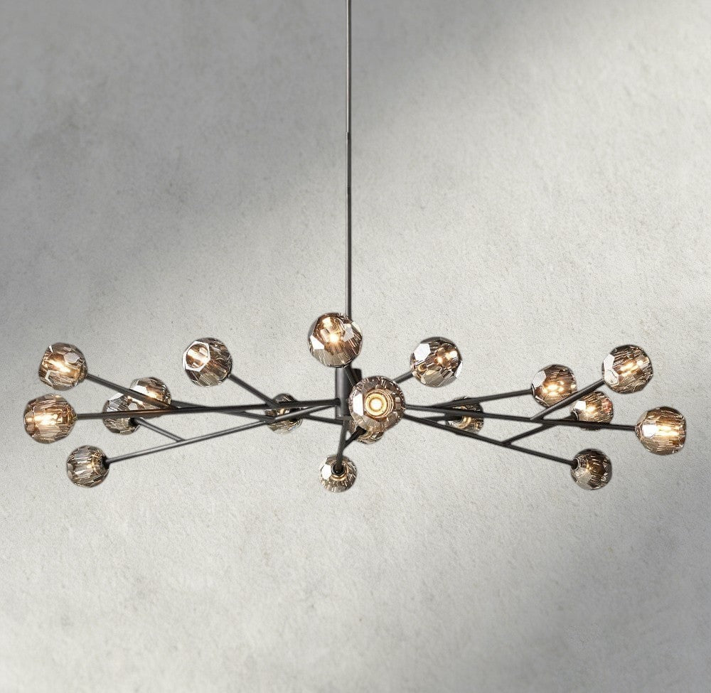 Boule De Cristal Round Chandelier 24", 36", 48", 60", 72"-Briglamps