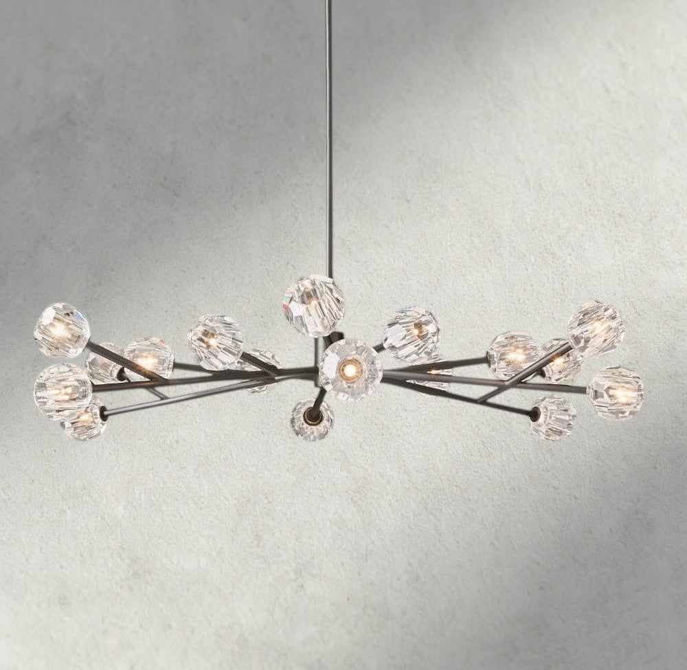 Boule De Cristal Round Chandelier 24", 36", 48", 60", 72"-Briglamps