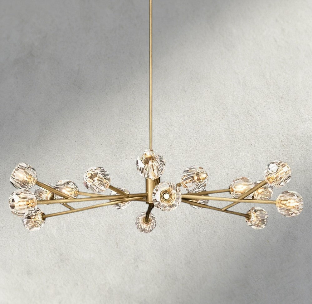 Boule De Cristal Round Chandelier 24", 36", 48", 60", 72"-Briglamps