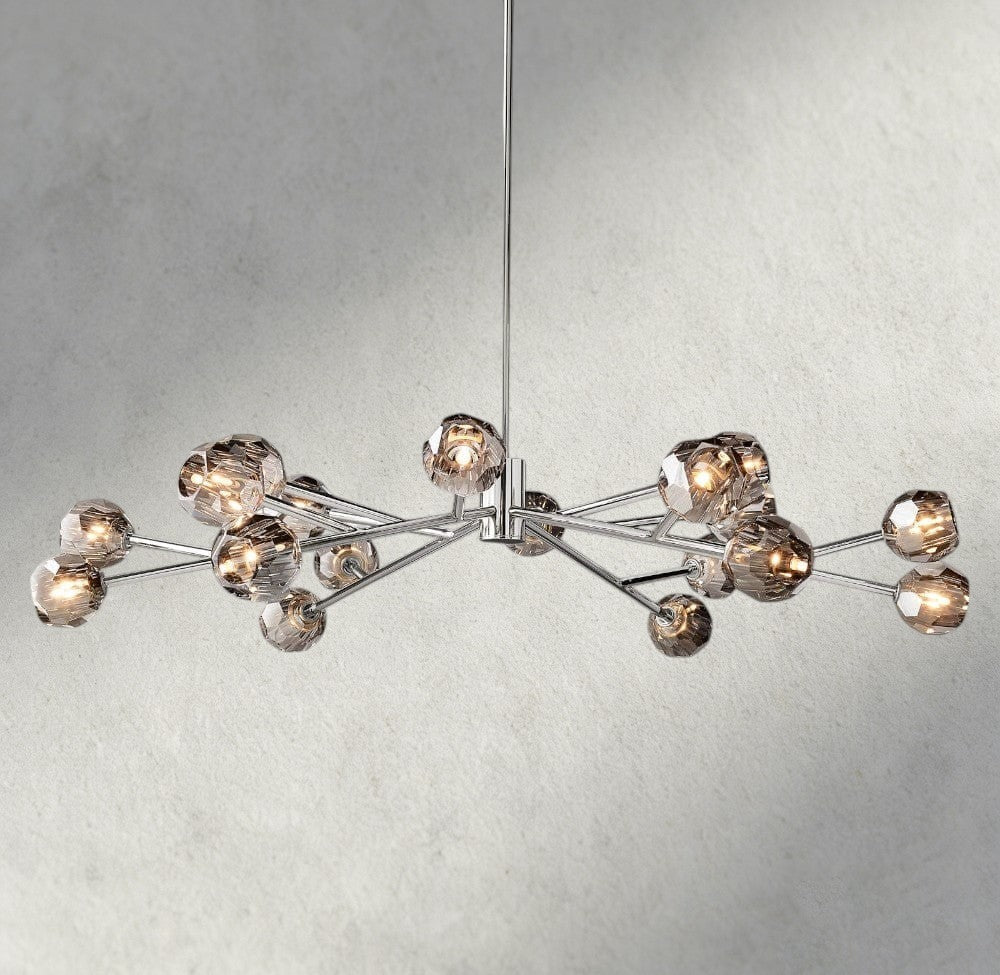 Boule De Cristal Round Chandelier 24", 36", 48", 60", 72"-Briglamps