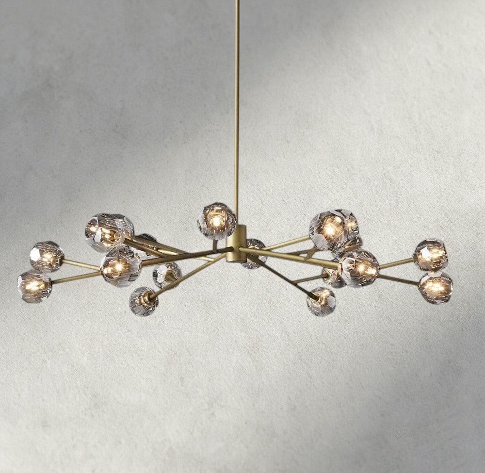 Boule De Cristal Round Chandelier 24", 36", 48", 60", 72"-Briglamps