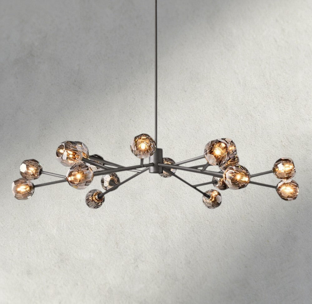Boule De Cristal Round Chandelier 24", 36", 48", 60", 72"-Briglamps
