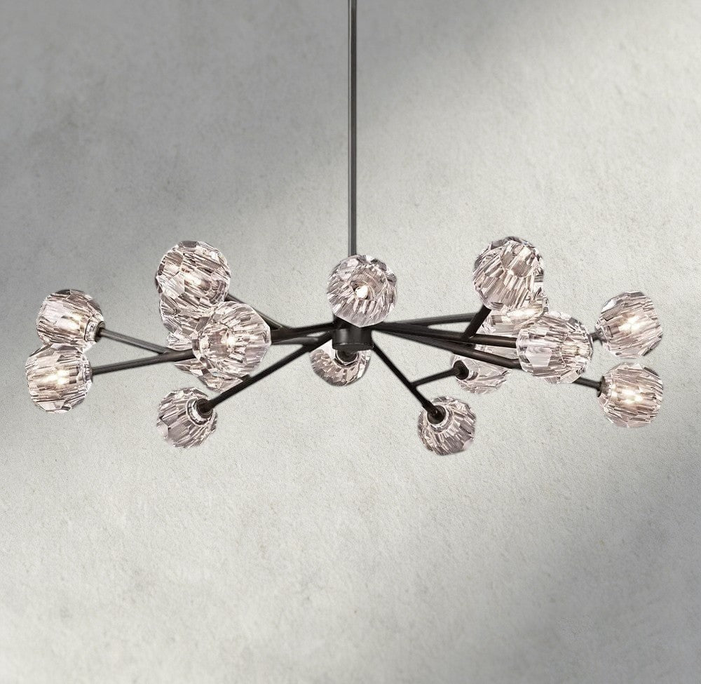 Boule De Cristal Round Chandelier 24", 36", 48", 60", 72"-Briglamps