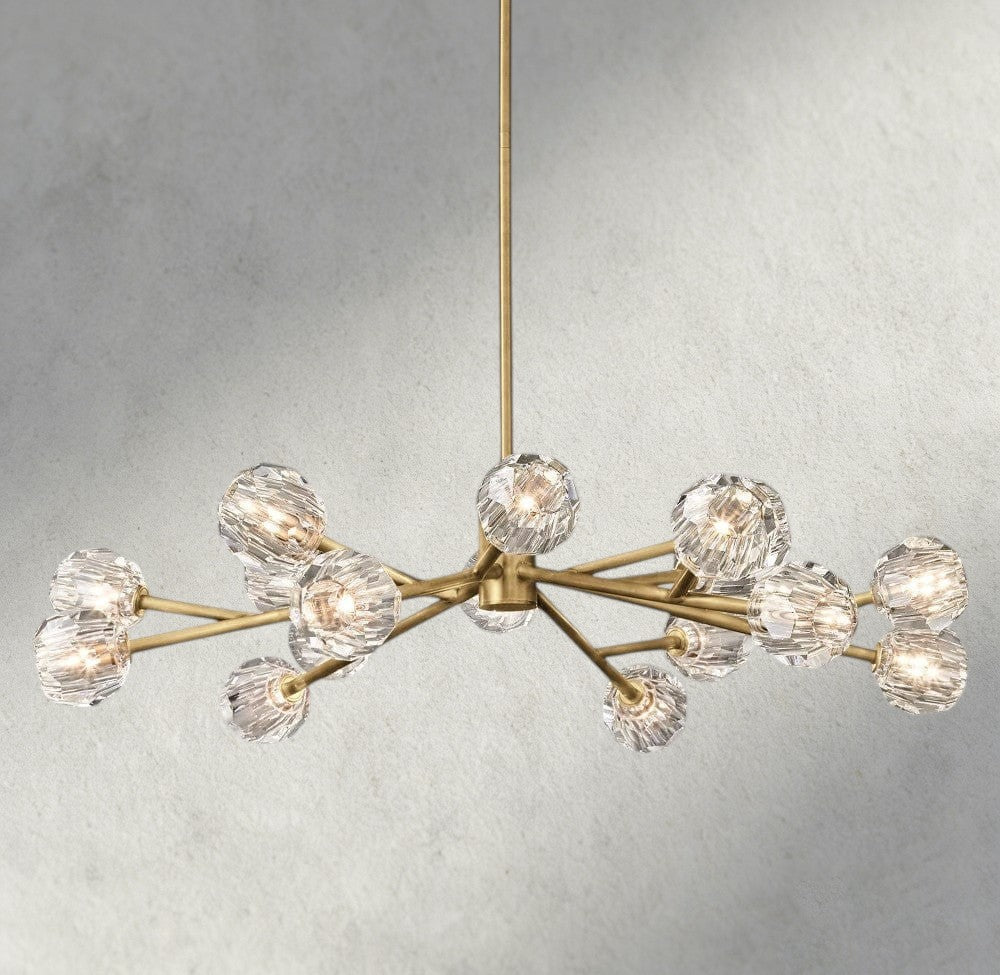 Boule De Cristal Round Chandelier 24", 36", 48", 60", 72"-Briglamps