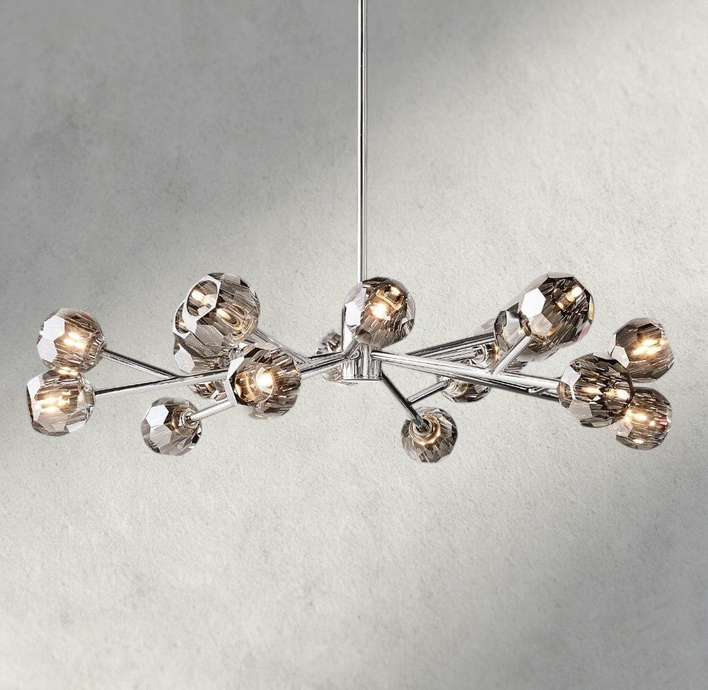 Boule De Cristal Round Chandelier 24", 36", 48", 60", 72"-Briglamps