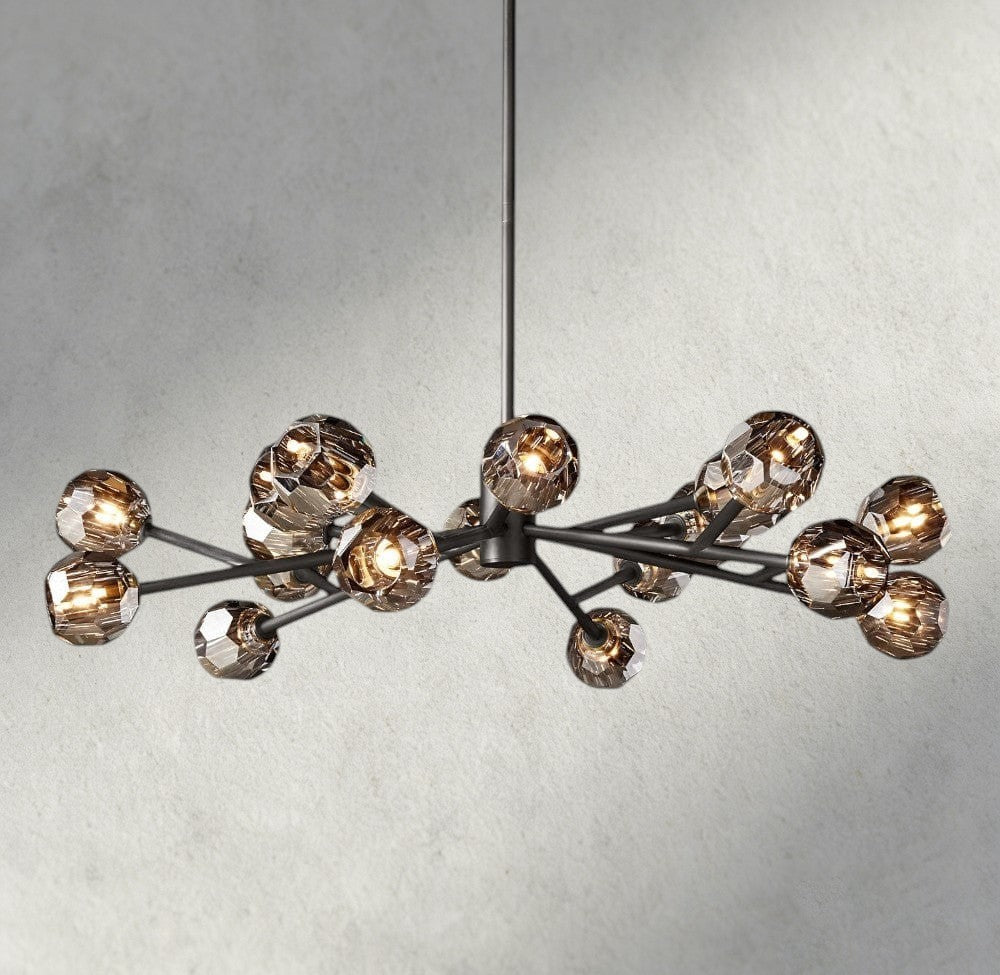 Boule De Cristal Round Chandelier 24", 36", 48", 60", 72"-Briglamps