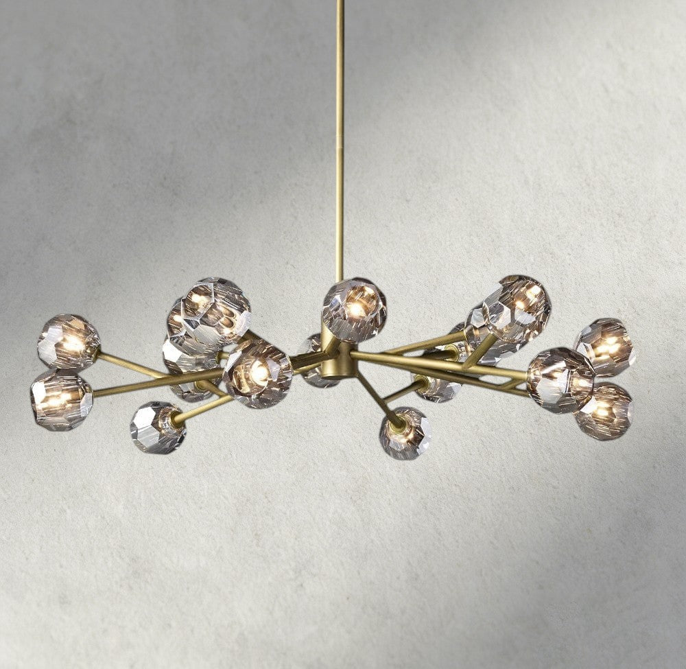 Boule De Cristal Round Chandelier 24", 36", 48", 60", 72"-Briglamps