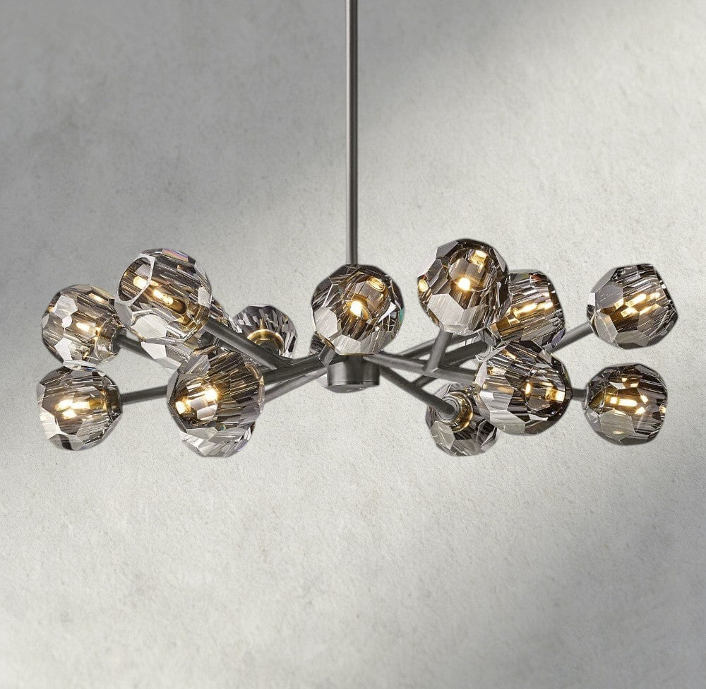 Boule De Cristal Round Chandelier 24", 36", 48", 60", 72"-Briglamps