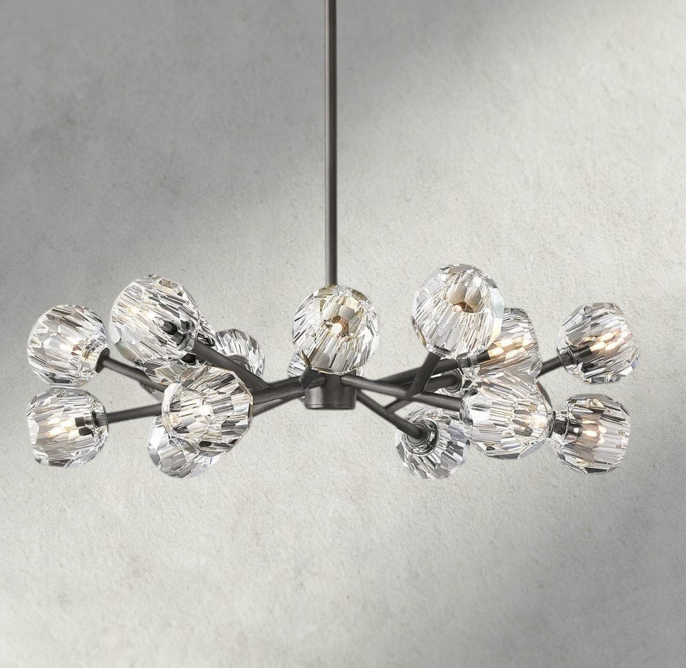 Boule De Cristal Round Chandelier 24", 36", 48", 60", 72"-Briglamps