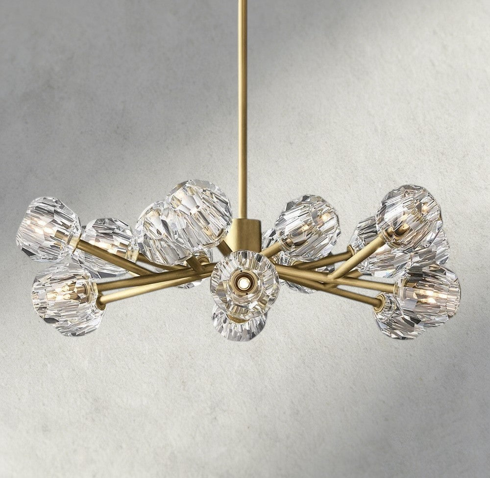 Boule De Cristal Round Chandelier 24", 36", 48", 60", 72"-Briglamps